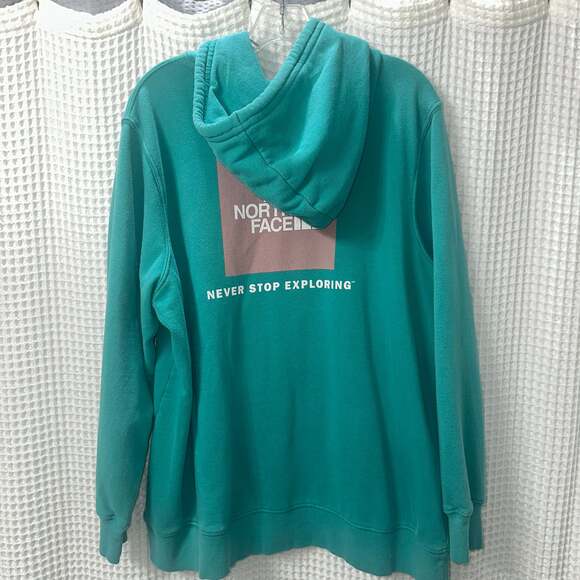 The North Face Women's Green Pullover Hoodie Size 2X - Picture 4 of 6